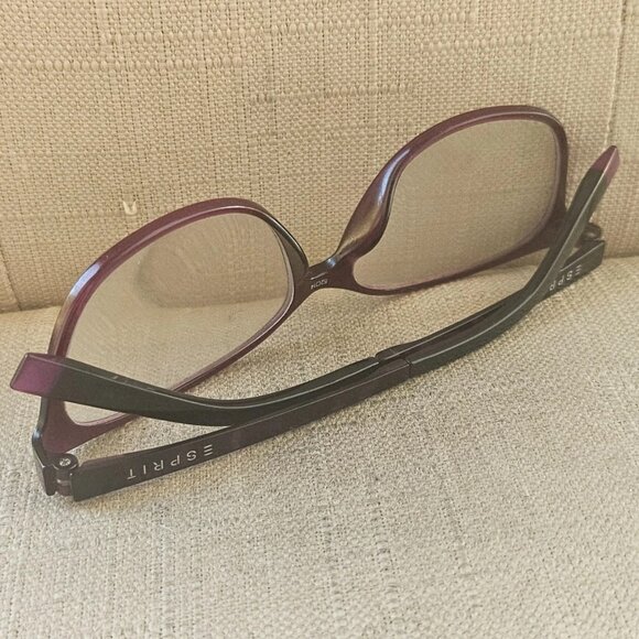 Esprit Women Eyeglasses Frame Burgundy Tone ET17455 52[]14 135 Eye Wear Glasses - Picture 5 of 12